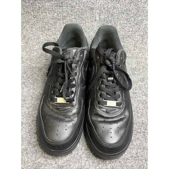 Nike Air Force 1 Low x Supreme Box Logo - Black Mens 8.5 Worn 3x - Picture 3 of 11